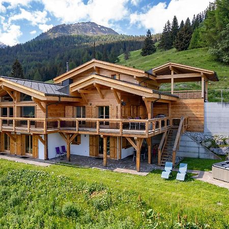 Chalet Flocon De Neige - Jacuzzi - Sauna La Tzoumaz Zewnętrze zdjęcie