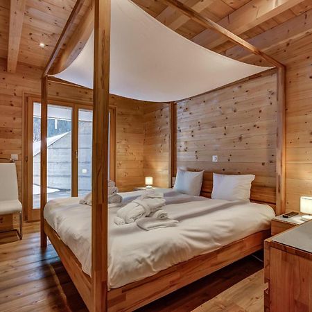 Chalet Flocon De Neige - Jacuzzi - Sauna La Tzoumaz Zewnętrze zdjęcie