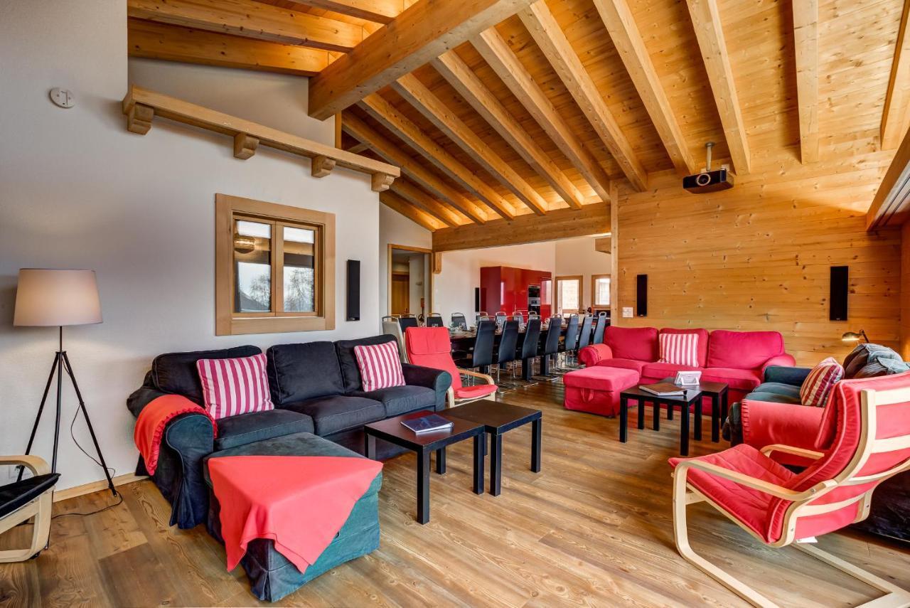 Chalet Flocon De Neige - Jacuzzi - Sauna La Tzoumaz Zewnętrze zdjęcie