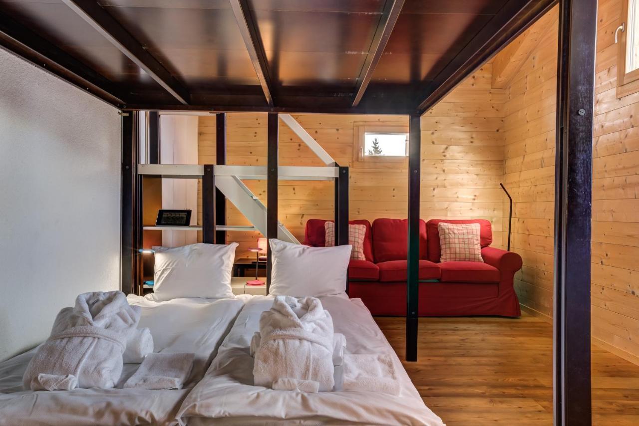 Chalet Flocon De Neige - Jacuzzi - Sauna La Tzoumaz Zewnętrze zdjęcie