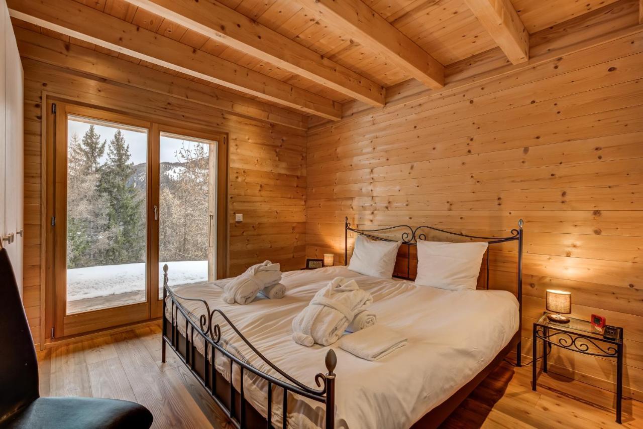 Chalet Flocon De Neige - Jacuzzi - Sauna La Tzoumaz Zewnętrze zdjęcie