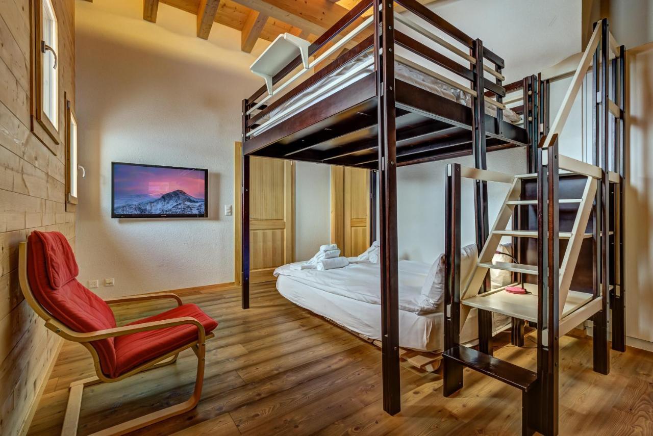 Chalet Flocon De Neige - Jacuzzi - Sauna La Tzoumaz Zewnętrze zdjęcie